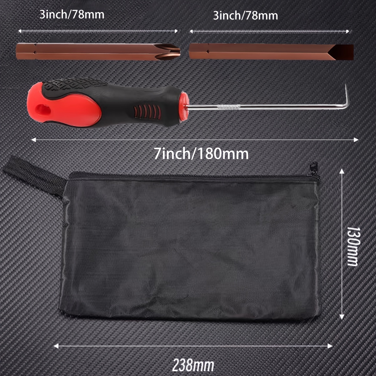 Washing Machine Inner/Outer Cylinder Spring Expansion Tool Kit, Snap Ring Pliers Spring Disassembly Tool Cross Slot Screwdriver