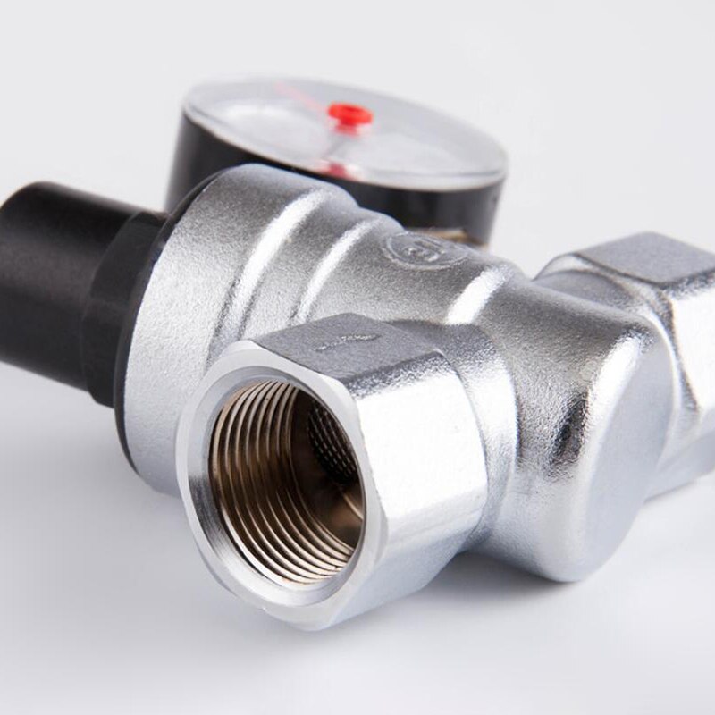 DN20(3/4inch) Pressure Reducing Valve Water Pressure Regulator with Gauge Pressure