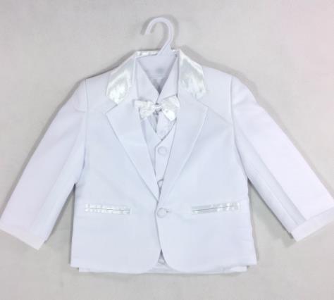 Formella baby boy kläder set bröllop kostym fest dop jul baby body kostymer bära bröllop kostymer för pojke 5 st