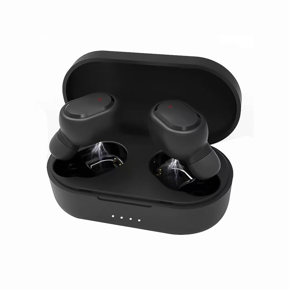 TWS Bluetooth Earphone IPX6 Waterproof V5.0 Earphones M1 HIFI Wireless Headphones With 350mAh Charging Box For Android IOS: Black