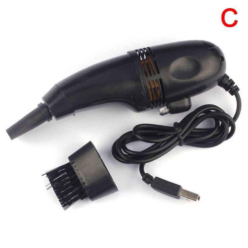 1p USB Keyboard Vacuum Cleaner PC Laptop Cleaner Computer Cleaning Kit Tool Remove Dust Brush Home Office Desk: C