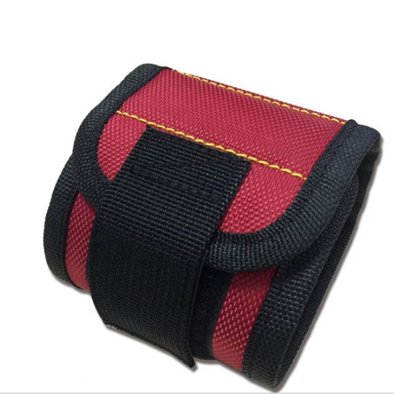 Magnetische Polsband Kit Elektrische Accessoires Magneet Pick-Up Apparaat Adsorptie Schroef Magnetische Polsband: Rood
