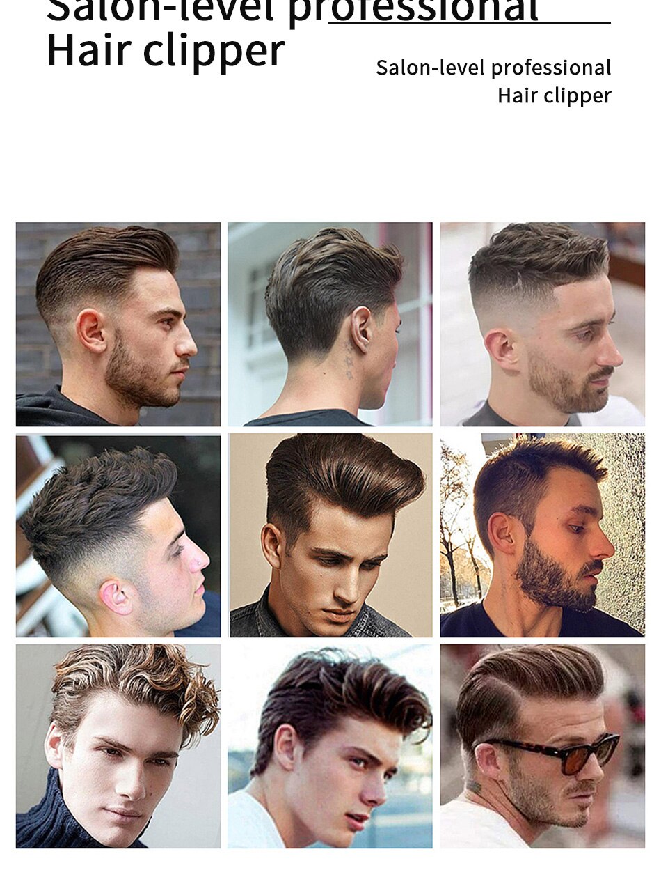 VGR 002-cortadora de pelo para hombre, cabezal de afeitado recargable, Universal, cuidado Personal, VGR, V-002