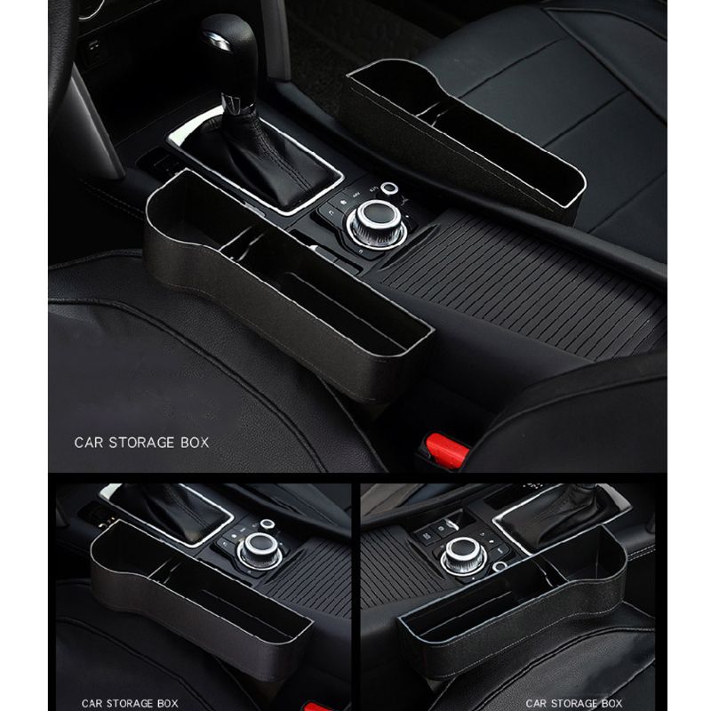 Multifunctionele autostoel organizer voorstoelvulling leren opbergdoos decor 270e