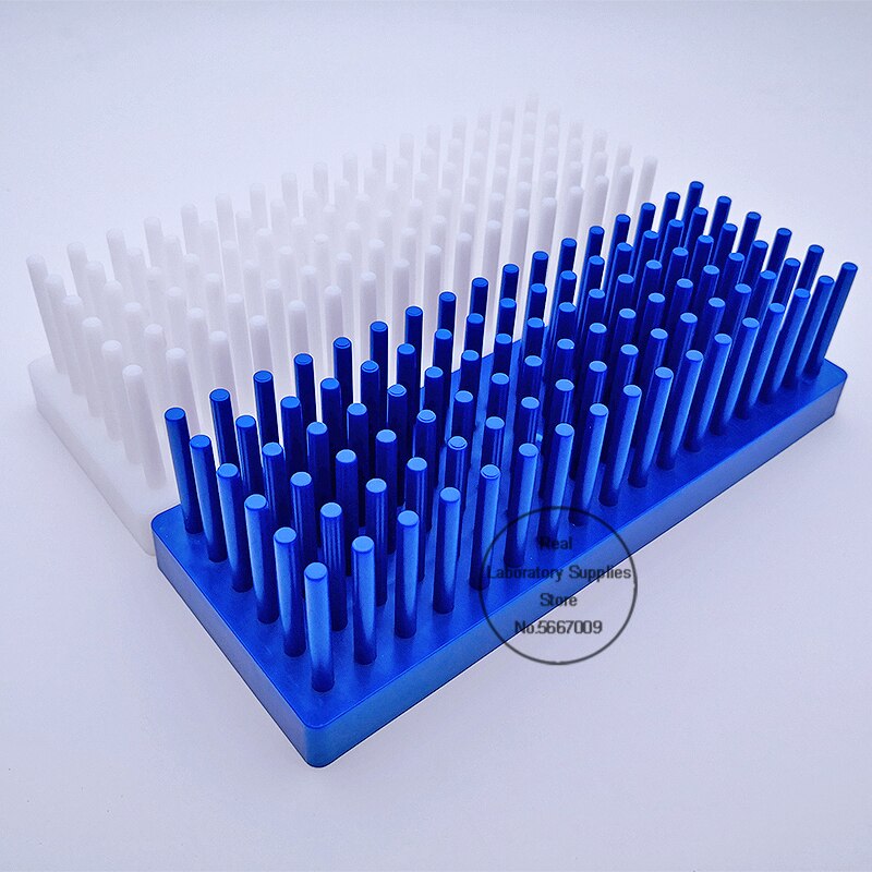 1pcs lab 66/102column plastic column type thickening test tube rack can be inverted socket