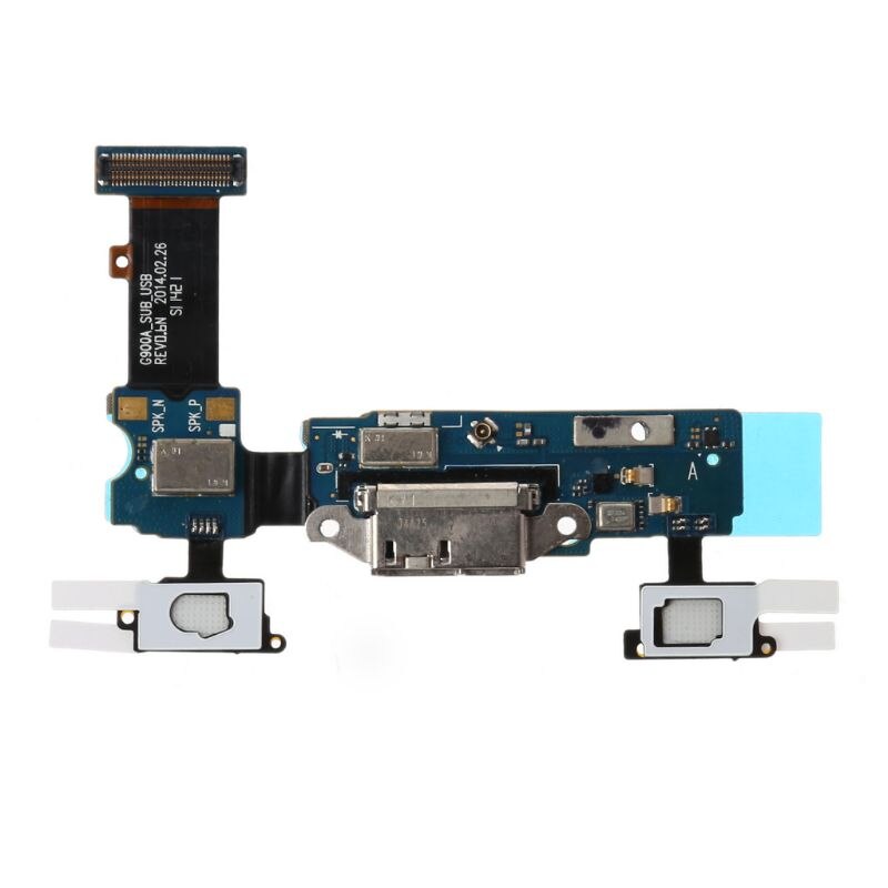 Micro USB Port Charging Outlet Dock Connector Replacement Flex Cable for Samsung Galaxy S5 G900F G900A Microphone