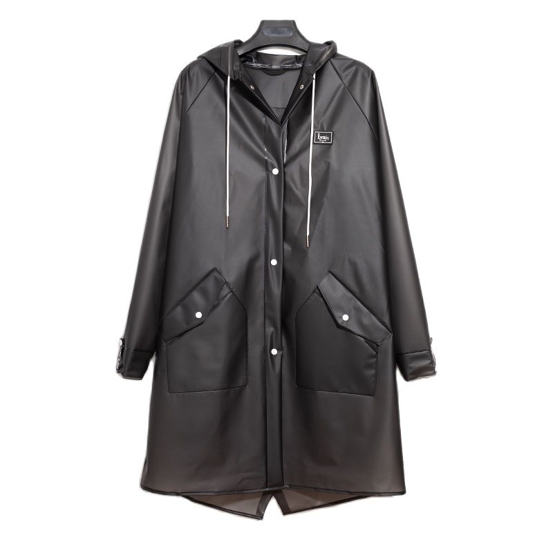 Veste imperméable longue transparente pour femme adulte, imperméable, Poncho de pluie, costume en plastique, coupe-vent,