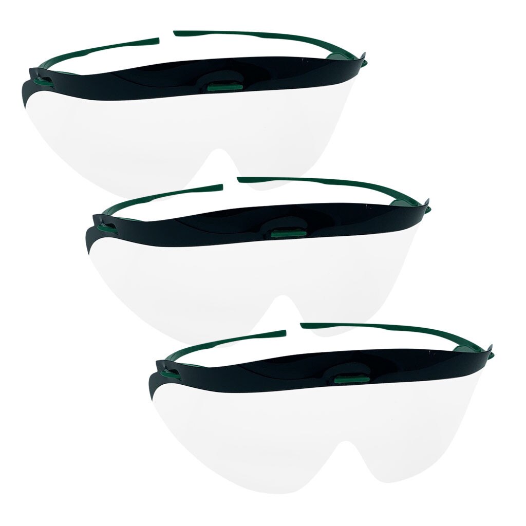 1/3/5/10pcs Kitchen Face Splatters Screens Eye Protector Screen Covers Anti-oil Splatter Face Shield Replacement Lenses Glasses: 3pcs