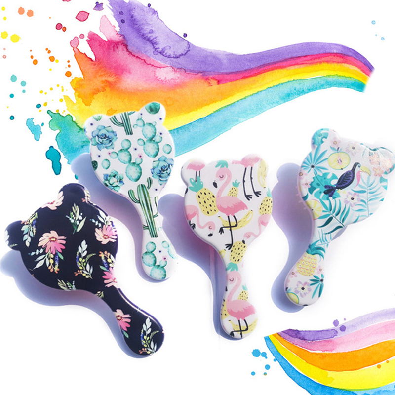 Meisjes Leuke Cartoon Anti-Statische Borstel Ontwarren Douche Massage Kammen Haar Styling Tool Haarborstel Hoofd Bloedcirculatie