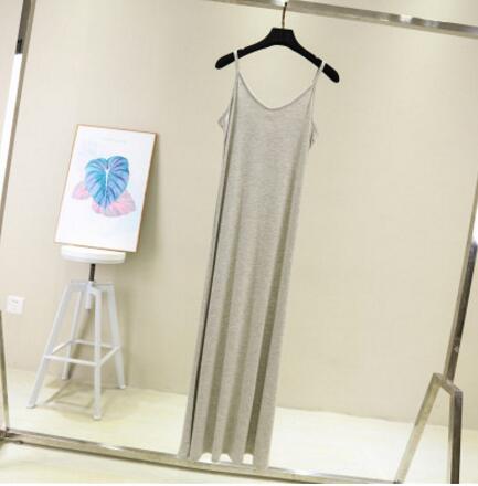 Frühling Sommer 2024 Frau Panzer Kleid lässig modal sexy Leibchen Elastische Weibliche Hause Strand Kleider Oansatz Camis sexy Kleid