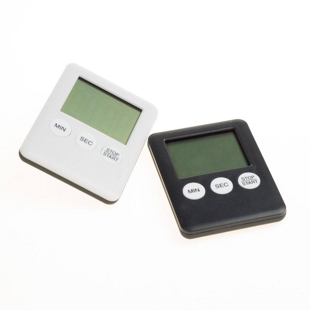 2 Kleuren Grote Lcd Digitale Keuken Koken Timer Count-Down Up Klok Luid Alarm Magnetische Wekker Stopwatch
