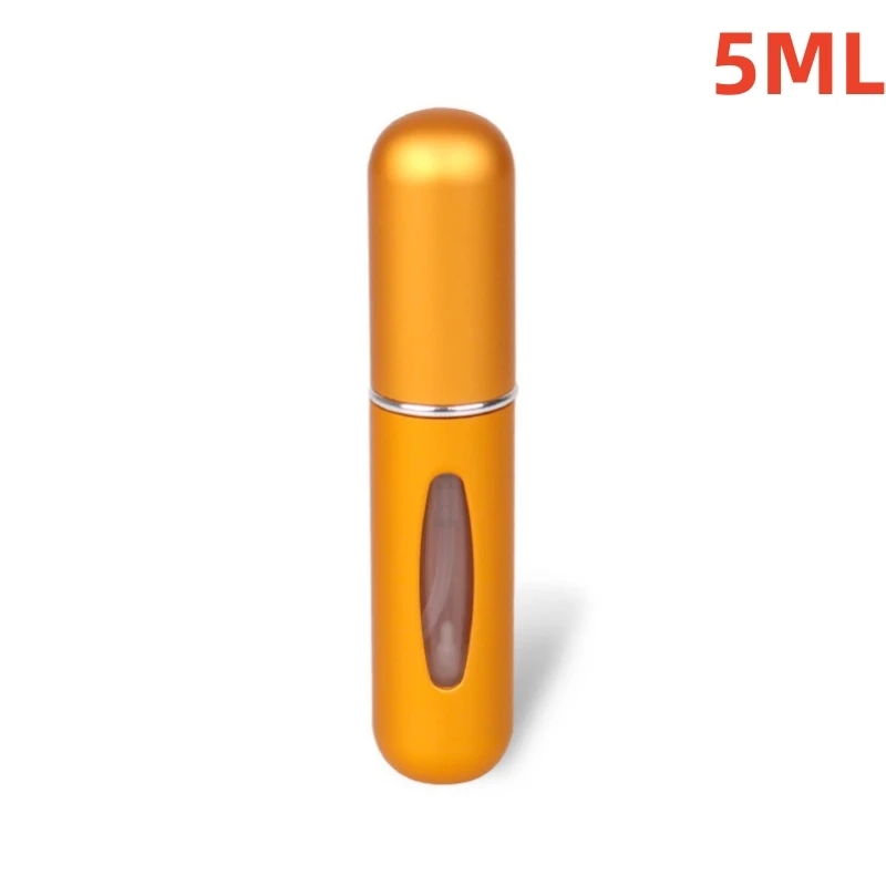 5/8ml wielokolorowe aluminiowe mini butelki perfum z pompką rozpylającą, przenośna pusta butelka z wymiennym atomizerem, niezbędna w podróży: Zieleń wojskowa