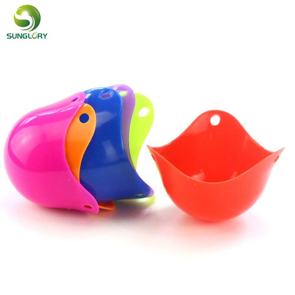 2Pcs/Lot Silicone Egg Poacher Poaching Pods Egg Mold Bowl Rings Cooker Boiler Cuit Oeuf Dur Kitchen Cooking Tools Pancake Maker
