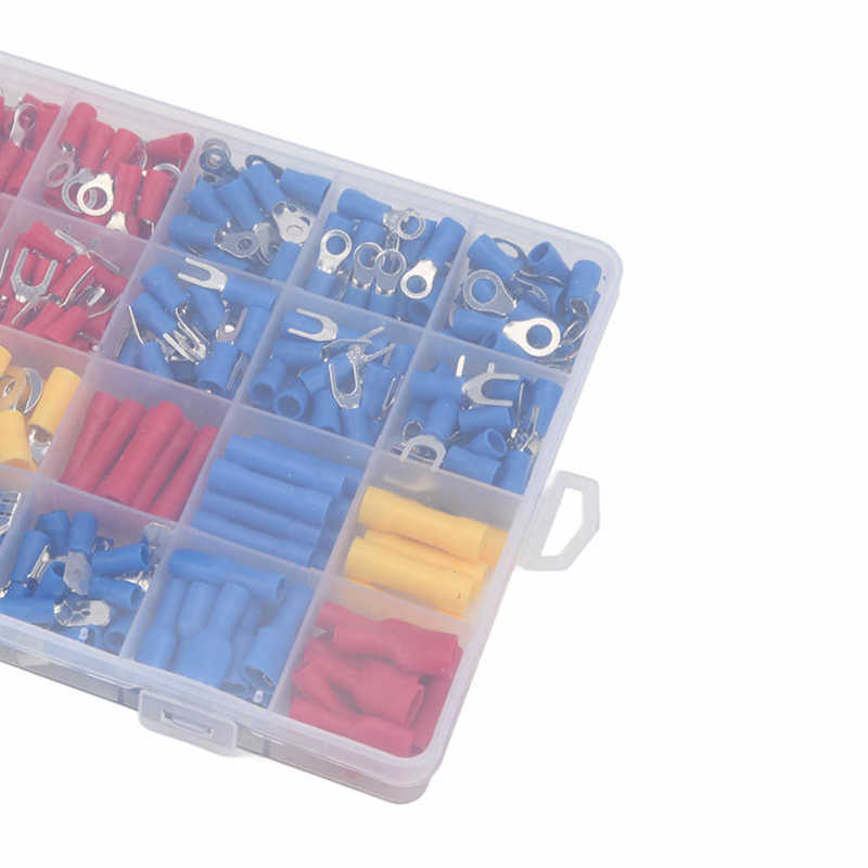 Wire Terminals Assortment Kit Insulation Protection Wire Terminals Good Conductivity for Electronic Industry
