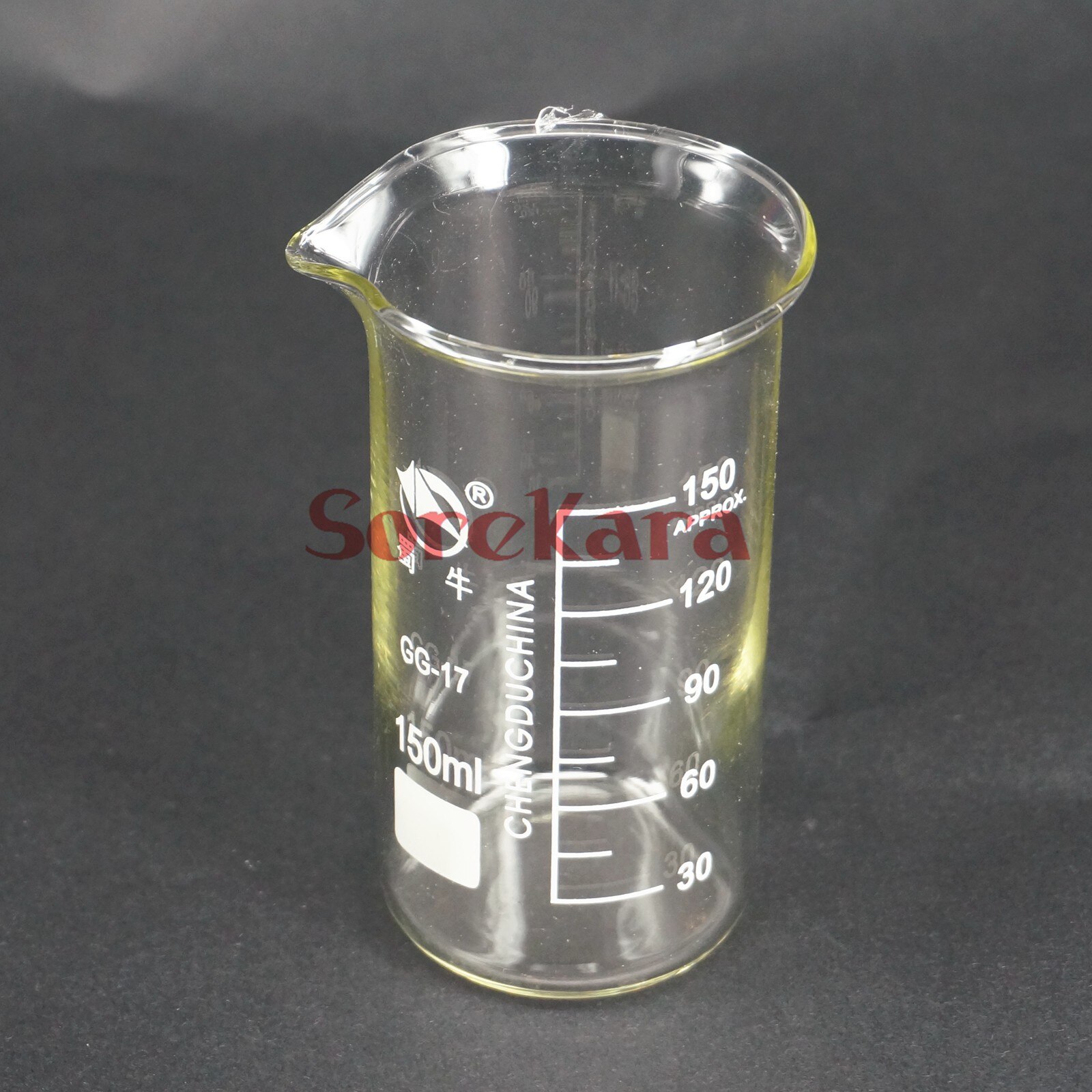 150ml Tall Form Beaker Chemistry Laboratory Borosilicate Glass Transparent Beaker Thickened with spout