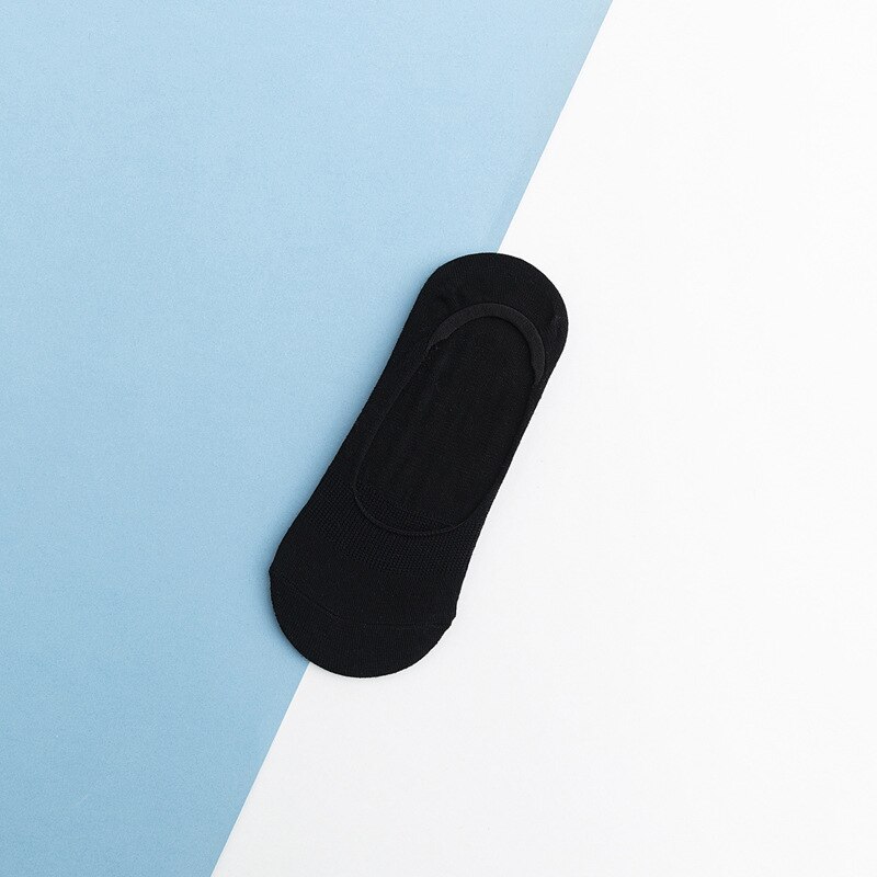 Women Cotton Invisible No Show Socks Non-slip Summer Solid Color Girls Ladies Ankle Thin Slipper Short Boat Socks: C