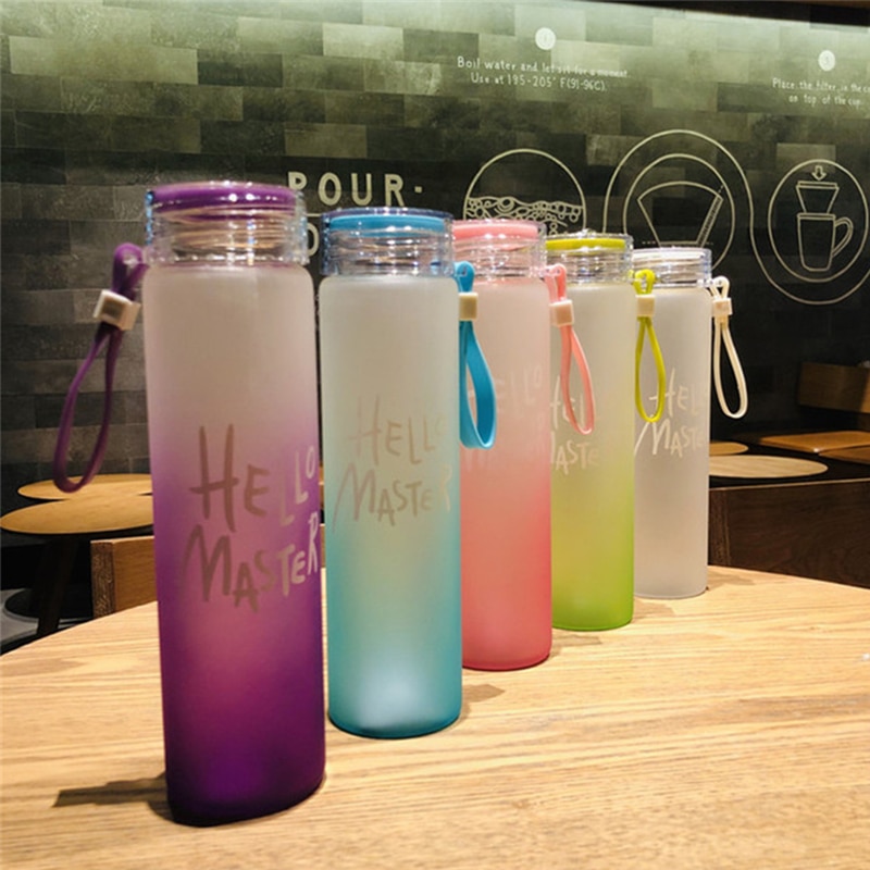 Waterfles 500 ml plastic drinkgerei buitensport school lekvrije afdichting gourde klimtocht waterflessen mijn fles