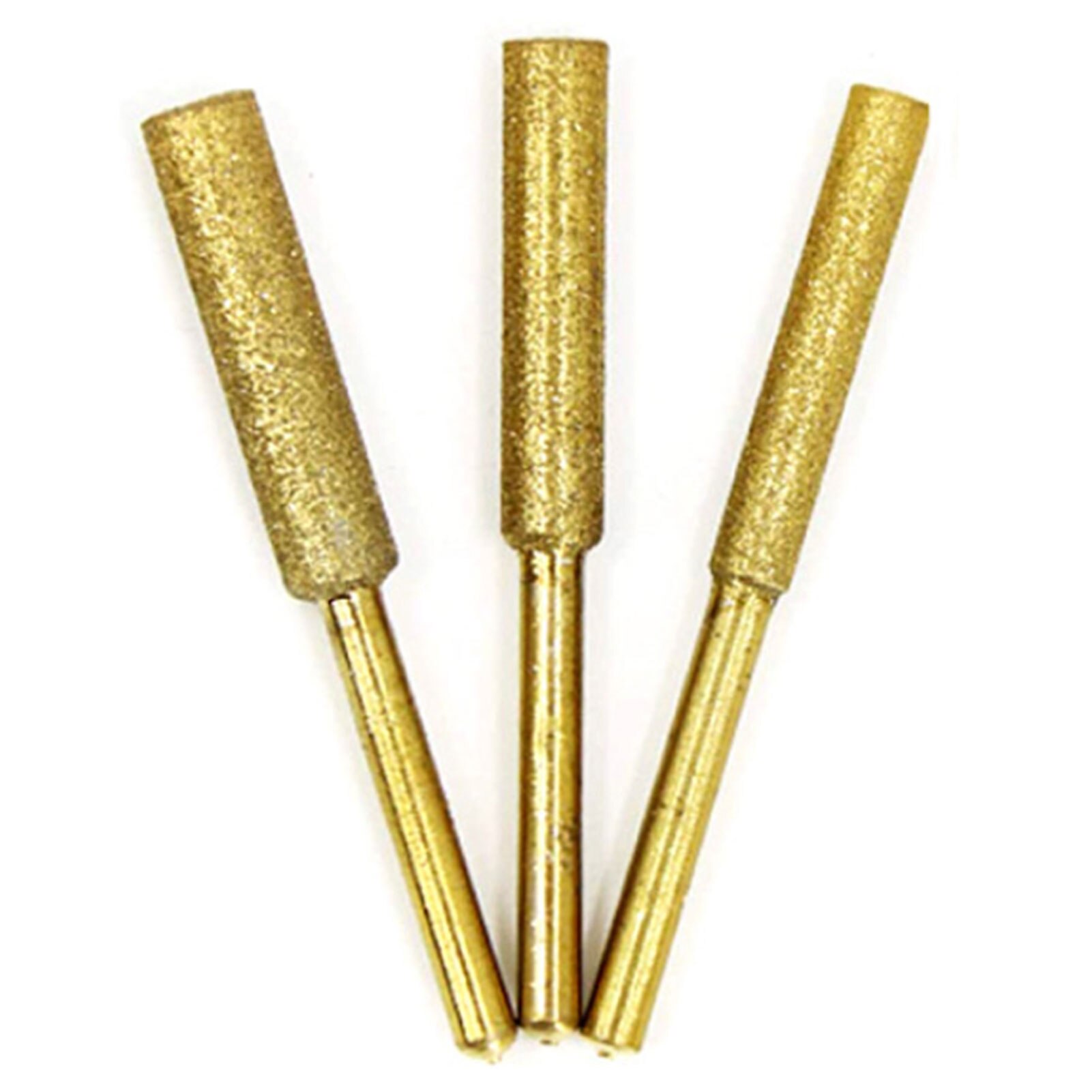 8Pcs Electric Chainsaw File Chainsaw Bits Titanium Plated Diamond Sharpener High Hardness Electric Chainsaw File 4mm/4.8mm/5.5mm