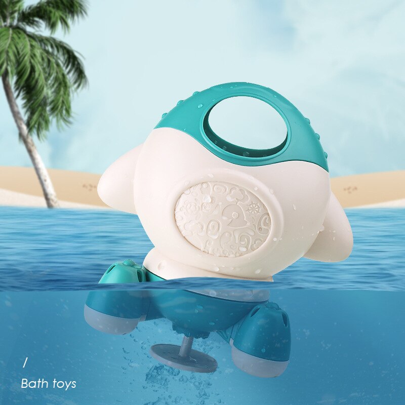 Play water rocket toy clockwork swimming children kids summer bath shower baby squirting beach toy for children