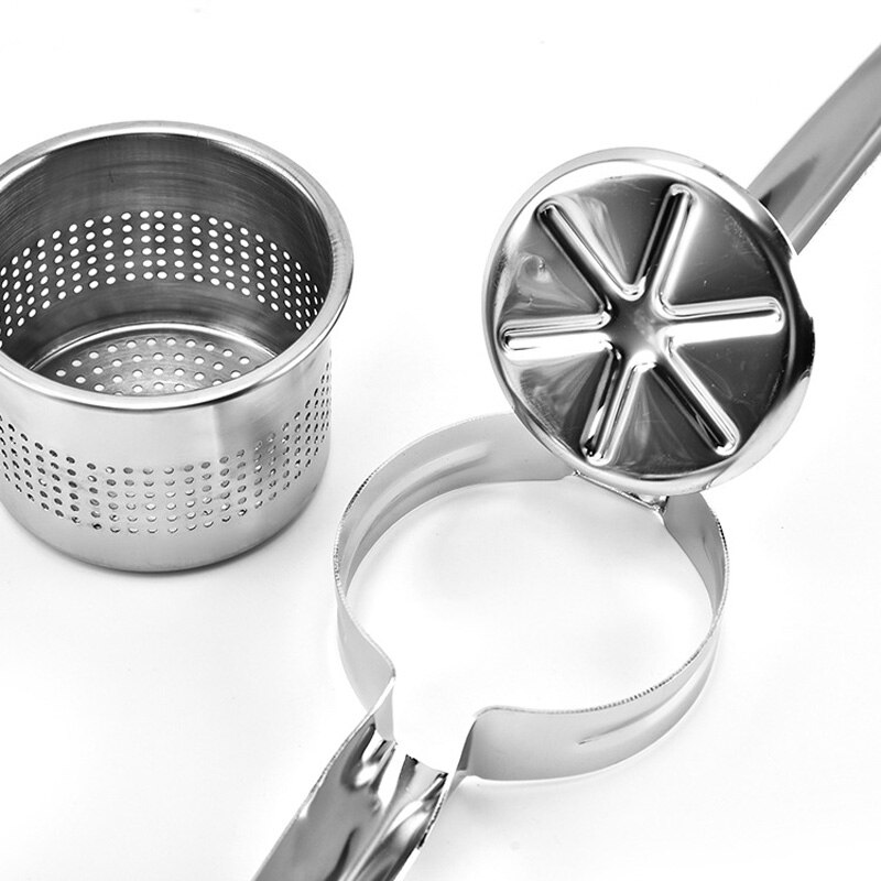 Machacadores de patatas manuales de acero inoxidable, accesorios de cocina, utensilios de cocina, prensa de frutas, 35