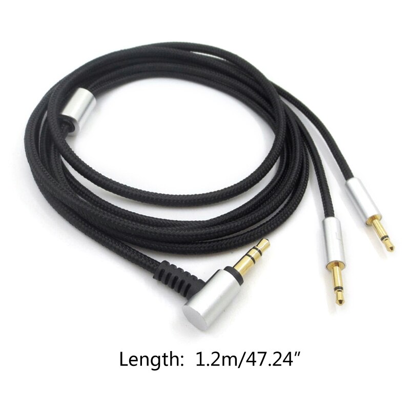 1 Pc Vervanging 3.5Mm Naar 2.5Mm Koptelefoon Kabel Voor Sennheiser HD202 HD477 HD497 Headset Audio Cord Met Tuning functie