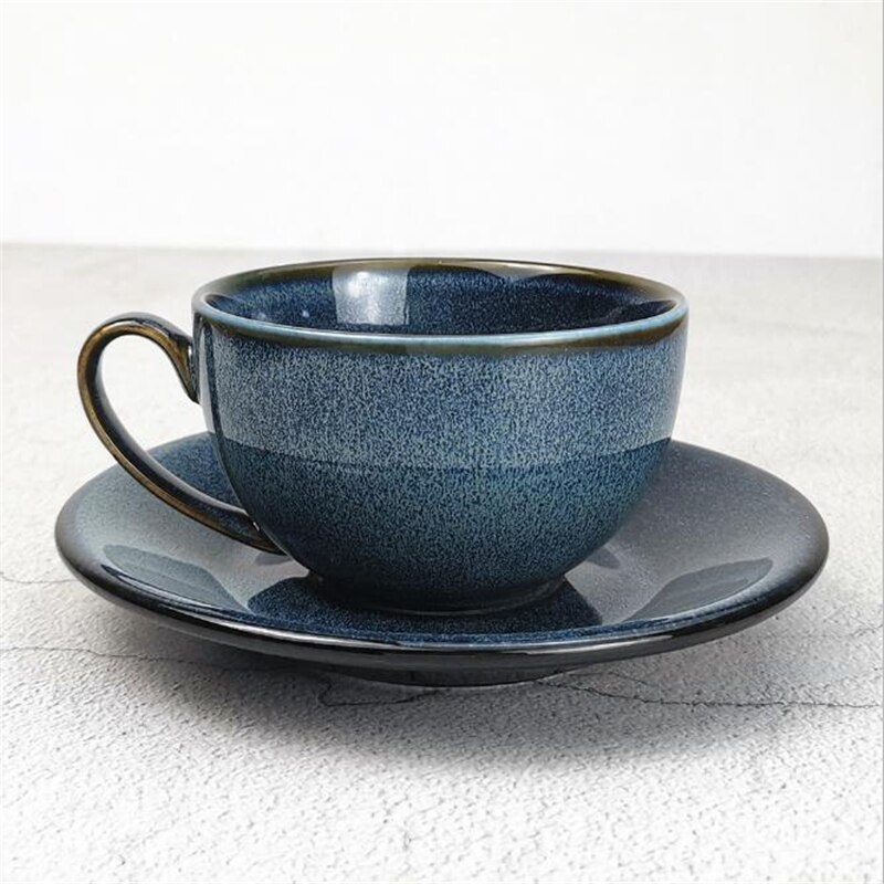 250ML fine bone china Coffee Cup and Saucer funny Japanese-style Coffee Mug Cafe Espresso Cup Ceramic Tea Cup: 3