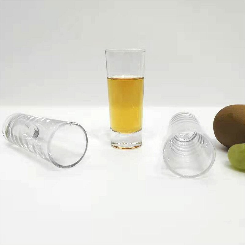 Rakt snapsglas 30ml 60ml starkt smakande vinglas kopp cocktail whisky whisky bullet cup set vodka sprit bar verktyg