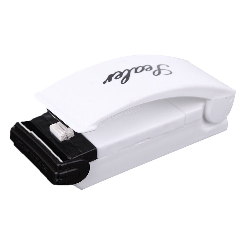 Gemak sluiter soda sluit voedsel plastic zak (wit)