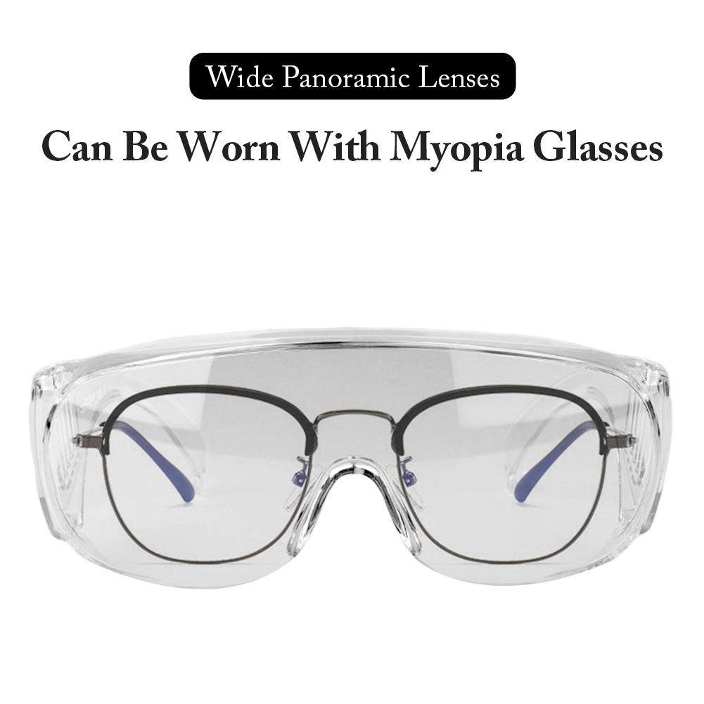Eye Protection Glasses Dust-proof Glasses Safety Goggles Transparent Eyepiece Protectors Cycling Protective Glasses: Default Title