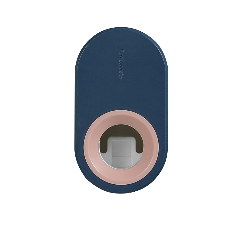 luluhut Squeezer for toothpaste Automatic toothpaste dispenser Wall mounted toothpaste holder Lazy dispenser for toothpaste: blue