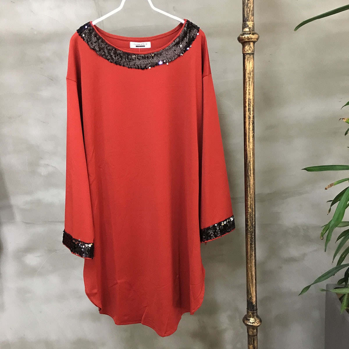 Plus Size Traditional African Clothing Oversized Loose Casual Sequined Sequins Solid Dashiki Dress Kanga Bazin Clothes: darkorange