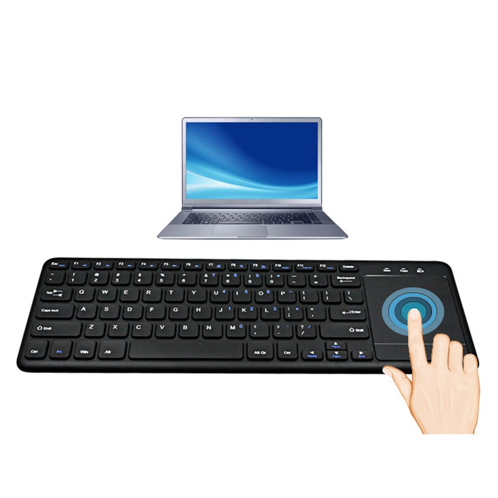 Clavier sans fil 2.4G clavier tactile multi-touch avec récepteur USB