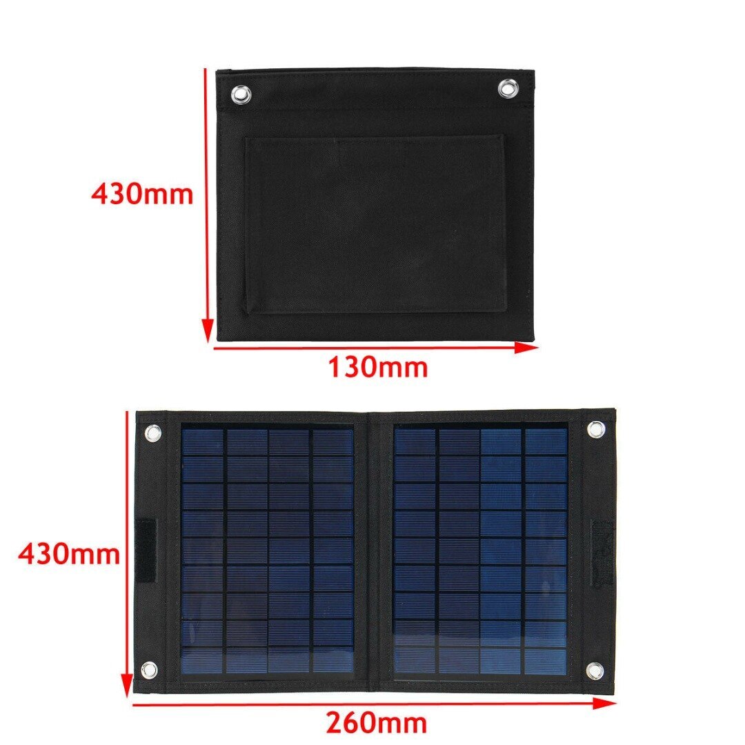 1pc zonne-energiepaneel buiten waterdichte zonne-usb-oplader is geschikt voor buiten kamperen, mobiele , opladen van mobiele telefoons in de , zaklamp, ventilator, zonne-oplaadpaneel | De Beste Dagelijkse Deals Van Vandaag