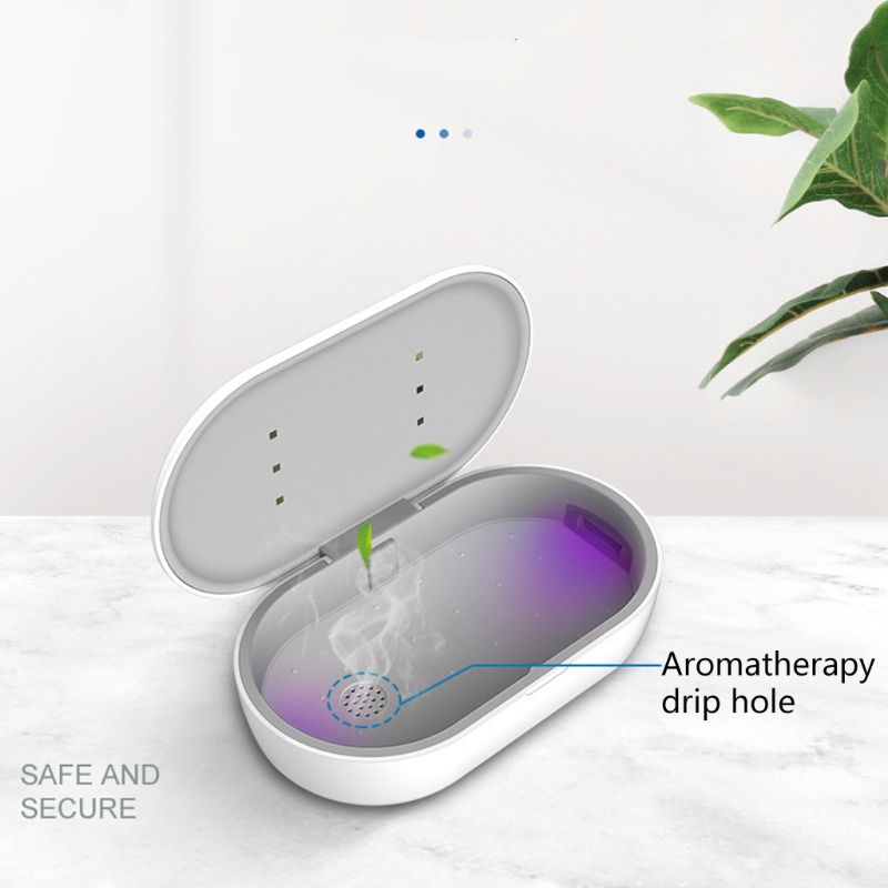 Uv-sterilisator voor mobiele telefoons met 10w draadloze opladers, multifunctionele doos  d08f