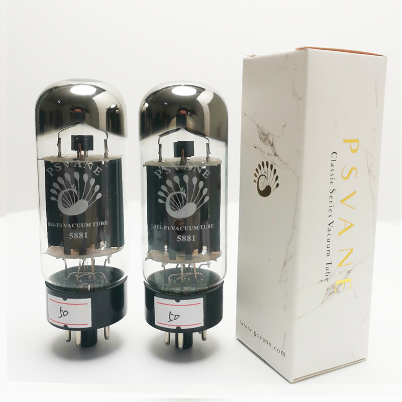 Tubo de vacío GYYKD PSVANE 5881 reemplaza el tubo de electrones 6L6G 6L6GA 6L6GB 6L6GC 5881A 350C 6P3P para amplificador de Audio: Caqui