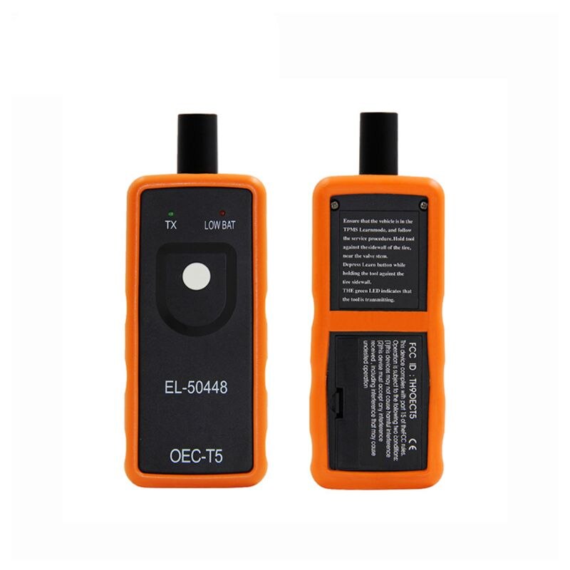 El -50448 dæktrykføler tpms reset monitor genlærings aktiveringsværktøj oec -t5 til gm køretøj
