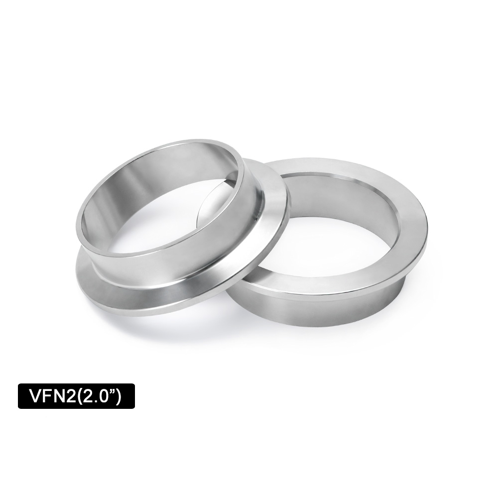 2 Inch 50mm V-Band Clamp Flange Male and Female Flange Turbo Downpipe Wastegate V-band Turbo Exhaust Pipes Car Accessories: Flat Flange