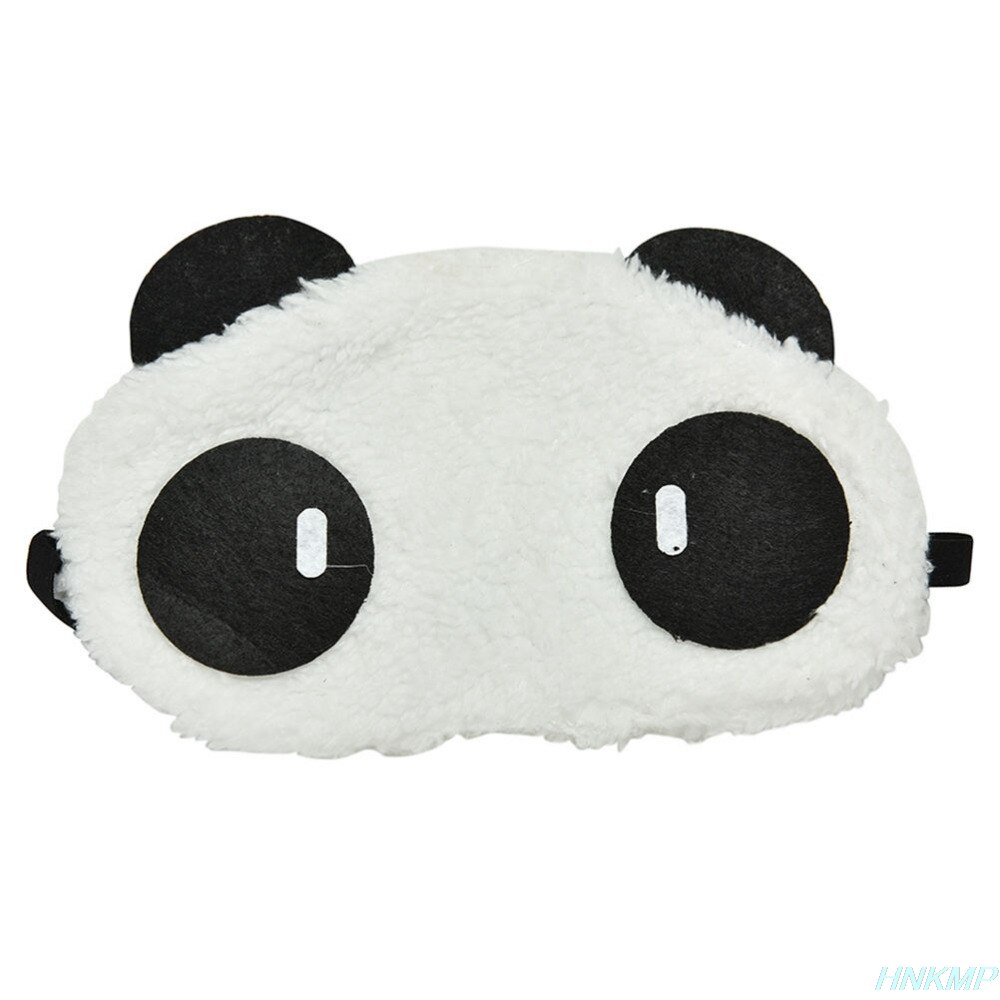 Nap Eye Shade Cartoon Blindfold Sleep Eyes Cover Sleeping Travel Rest Patch Blinder Cute Panda Sleeping Eye Mask