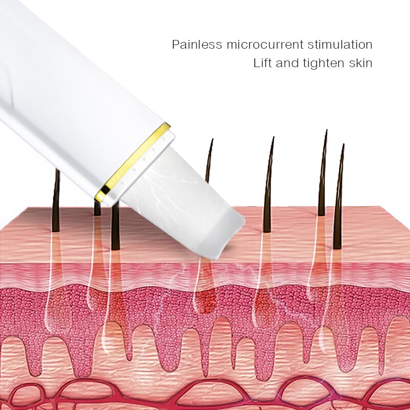 Electric Home Beauty Equipment Skin Scrubber 3-In-1 Cleansing Pores Tighten The Skin Ultrasonic Ionic Skin Scrubber Skin Care42