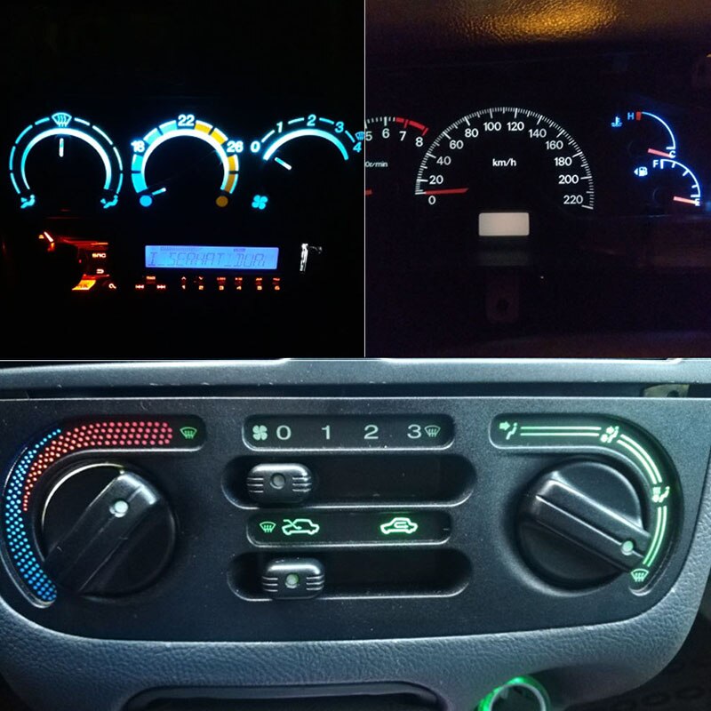 10Pcs T5 Led Auto Gauge Instrument Lamp Voor Opel Astra H G J Corsa D C B Insignia Zafira B Vectra C B