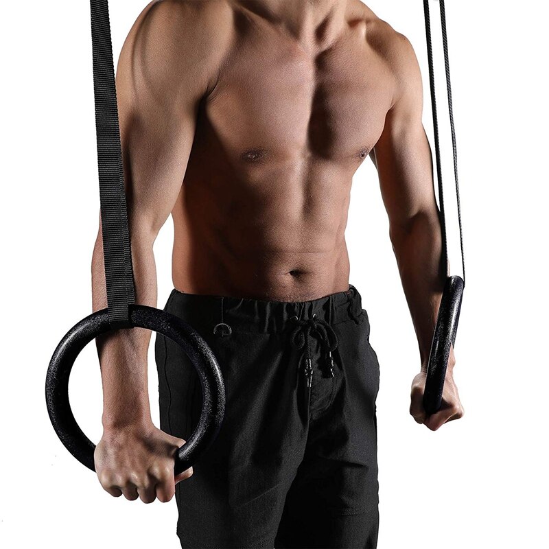 Gymnastiekringen pull-up fitness gymringen met verstelbare banden voor krachttraining: Default Title