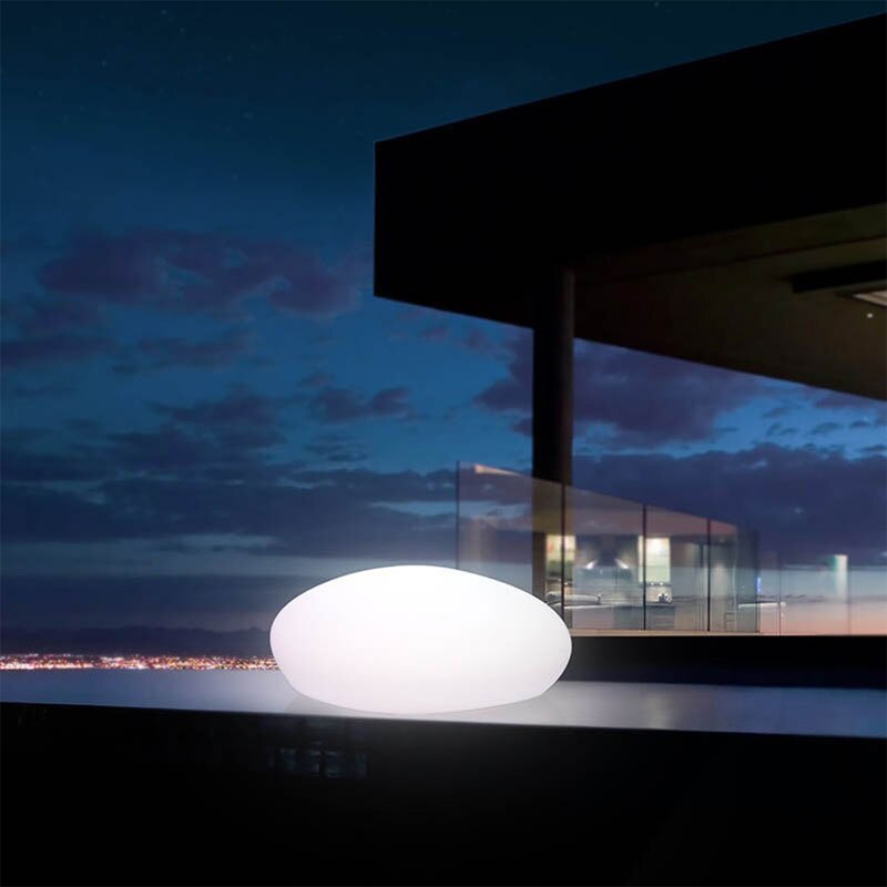 Kopfsteinpflaster Stein Lampe LED Solar- Licht Lampen Beleuchtung Fernbedienung Bunte Garten Dekoration Neue Schwimmen Schwimmbad Ball
