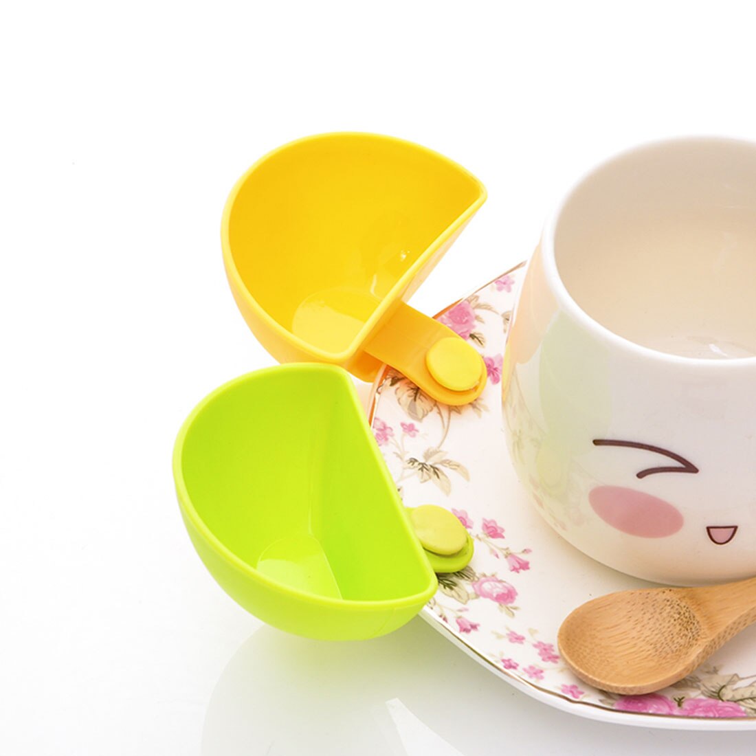 1Pc Kitchen Tool Dip Saucers Assorted Salad Sauce Ketchup Jam Dip Clip Cup Bowl for Tomato Salt Vinegar Sugar Flavor Splice