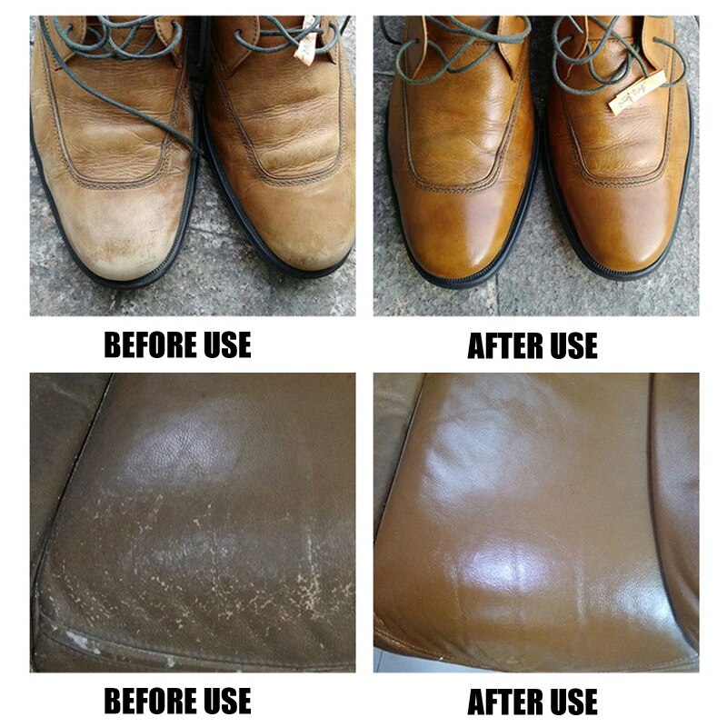 Leather Recolor Cream Repair Gel Scratch Remover for Leather Furniture Sofa Bag Shoes Care Cleaning 50ml TP