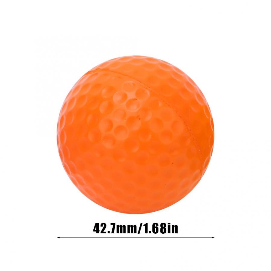 Bollar set 12 st pu barn barn bollar färgglada elastiska golfbollar set träning träning tillbehör tillbehör