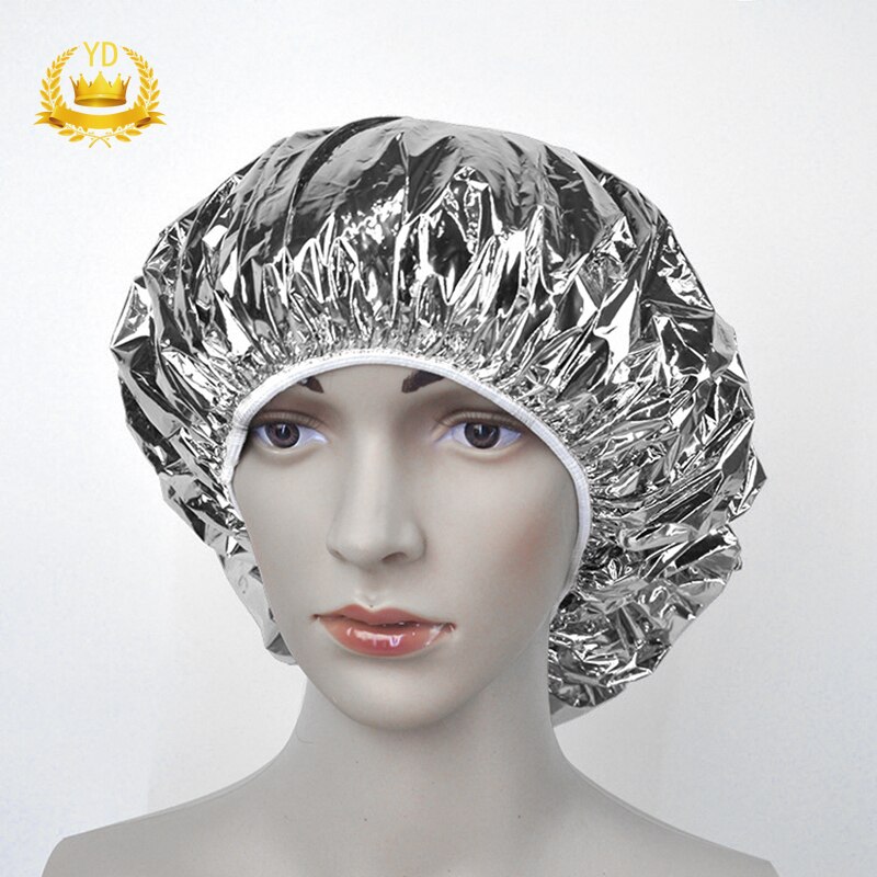 Beauty Salon Tin Foil Heat-proof Cap Hair Care Hair Styling Cap Bath Shower Hat Home Use