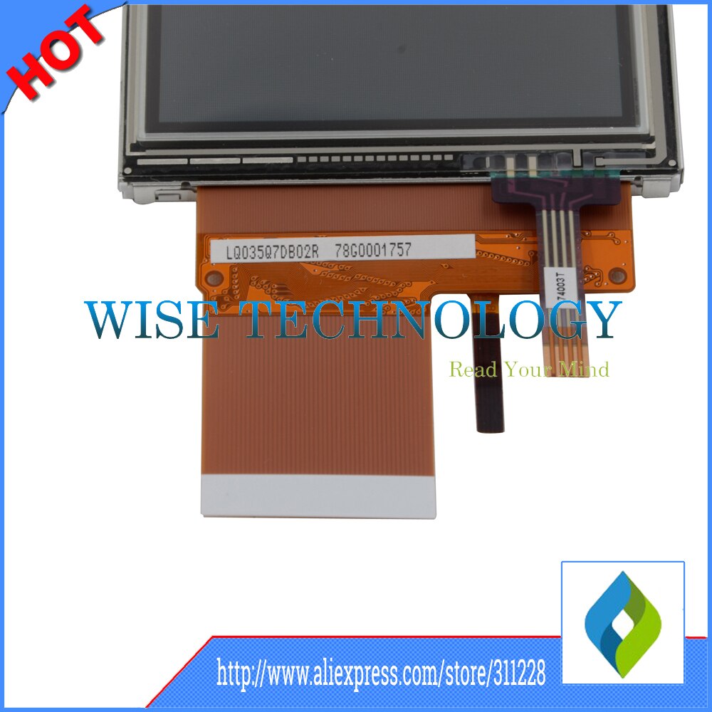 3.5 '' nuovo originale A + grado LQ035Q7DB05 LQ035Q7DB05R schermo Schermo LCD con tocco schermo digitizer, raccolta dati LCD