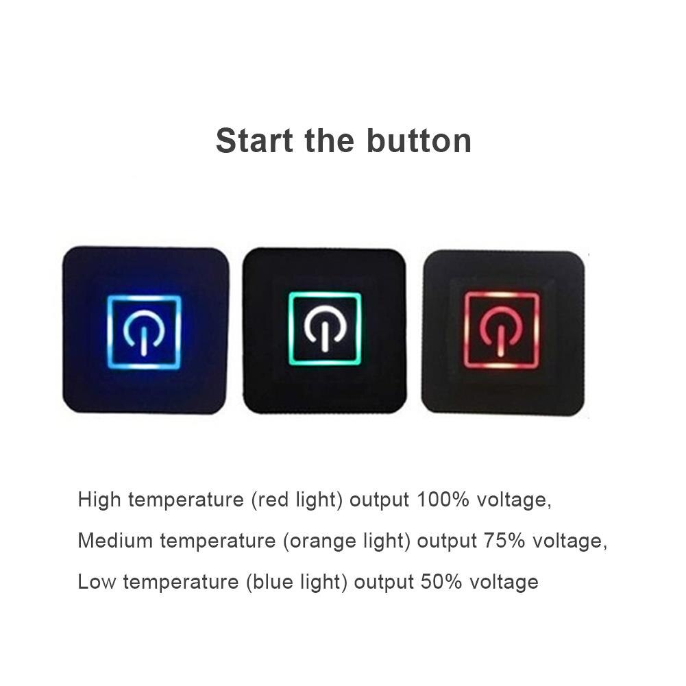 Zwarte elektrische verwarmingsmat, usb, 3 stuks warmer pads, vest, jas, kledingverwarming, thermisch, 3 versnellingen, aangepast kussen, verwarming, doe-het-zelf