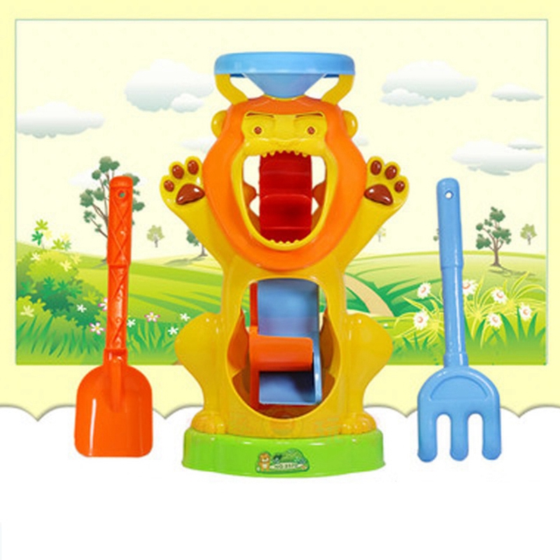 Children&#39;s Beach Sandglass Toy Set Large Sandglass Shovel Sand Bucket Sand Pond Toy For Baby Children Bathroom