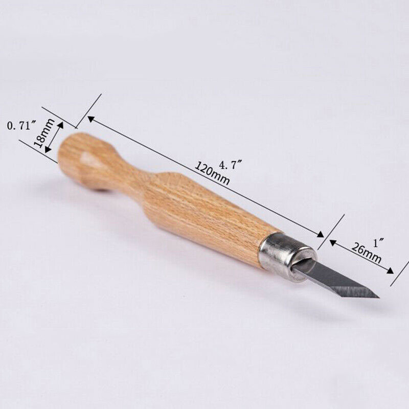 12Pcs Wood Carving Tool Set SK7 Carbon Steel Cutter Kit Wood Carving Chisel Sharpener DIY Woodworking Carpentry Carving Tools